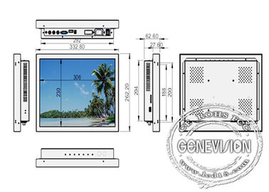 Tft Usb Cctv Lcd 감시자, 데스크탑/벽 산 LCD 디스플레이 넓은 시야각