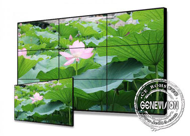 49 인치 디지털 방식으로 Signage 영상 벽 450cd/m2 8mm 좁은 날의 사면 영상 벽