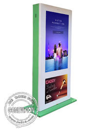 55 인치 옥외 전자 Signage 전기 용량 영화 터치스크린 LCD 광고 간이 건축물