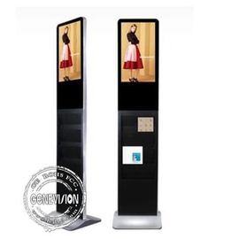 신문 선반을 가진 22 인치를 광고하는 실내 안드로이드 간이 건축물 디지털 방식으로 Signage LCD 감시자