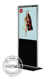 55inch 지면 서 있는 터치스크린 간이 건축물, 선수 광고를 위한 LCD 디지털 방식으로 Signage
