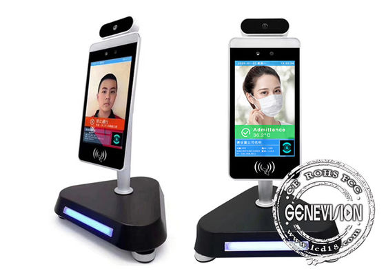 8&quot; EU 건강 부호 스캐너를 가진 얼굴 인식 WiFi 디지털 방식으로 Signage 200cd/m2