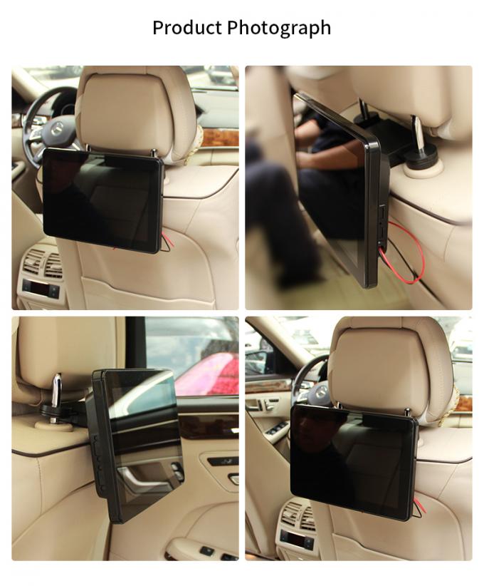 4G와 GPS와 10.1 " IPS 패널 플라스틱 터치 스크린 택시 머리 받침 모니터 안드로이드 디지털 신호