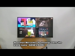 오른쪽 각 43인치 벽과 천장 마운트 레스토랑 안드로이드 와이파이 디지털 사이니지 메뉴 보드