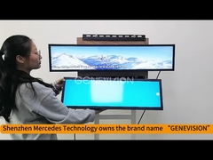 19.5인치에서 88인치 2K 4K 안드로이드 USB 업데이트 셸프 엣지 LCD 스트레칭 디스플레이 무료 CMS