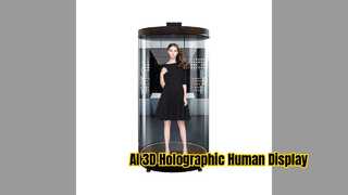 75인치 3D 홀로그램 AI 디지털 휴먼 디스플레이