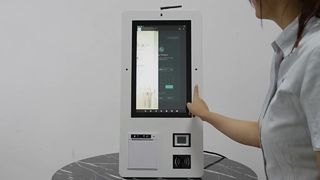 24인치 호텔 셀프 체크인/체크아웃 터치스크린 키오스크