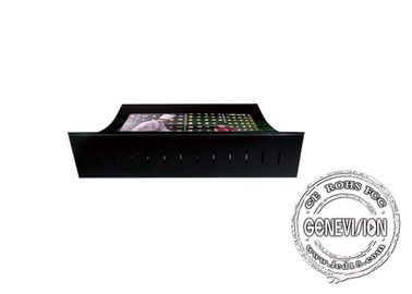 구부려진 LCD 스크린 카운터 데스크탑 10.1inch IPS 패널 디지털 방식으로 동전 쟁반 미디어 플레이어