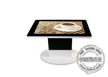 다방 똑똑한 안드로이드 터치스크린 테이블 상업적인 LCD Dinning 테이블을 위한 20 점 접촉 IPS 43inch 접촉 테이블