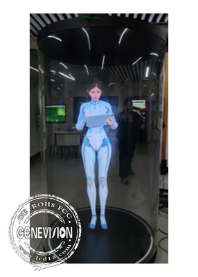 21.5인치 75인치 안드로이드 시스템 인공지능 기술 미니 LED 디지털 인간 홀로그래픽 쇼케이스 광고 키오스크
