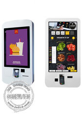 터치스크린 POS 기계 셀프서비스 상호 작용하는 전시 대중음식점 똑똑한 벽 산 LCD 디스플레이