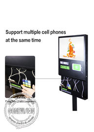 21.5 인치 LCD 광고 스크린 USB 충전소 및 원격 제어 소프트웨어를 가진 안드로이드 와이파이 디지털 방식으로 Signage
