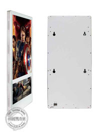 벽 산 18.5inch 10.1” 이중 스크린 최고 호리호리한 엘리베이터 광고 스크린 상승 안 수직 LCD 디스플레이 기계