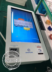 한국 시장 32 인치 적외선 접촉 LCD 각자 서비스 간이 건축물 Windows 현금 수신기 지불 간이 건축물