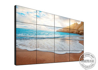 4 x 4 매우 좁은 날의 사면 LCD 영상 벽 전시 55&quot; 높은 광도