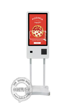표 인쇄 기계 스캐너 NFC를 가진 24 인치 대중음식점 각자 서비스 간이 건축물