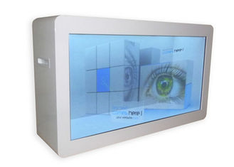 47 Lcd 스크린 간이 건축물 디지털 방식으로 Signage, 멀티터치 투명한 진열장을 꿰뚫어 보십시오