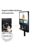 21.5 inch LCD Advertising Screen USB Android Wifi Digital Signage with Charging station and Remote Control Software