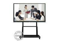 4K 75 inch 20 Points Touch Screen LED Flat Panel Interactive Whiteboard For Conference Meetting