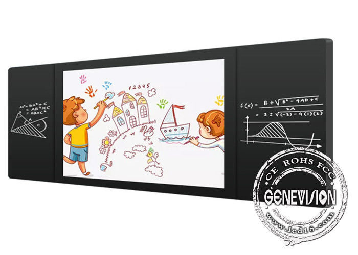 86" Classroom Microphone Inbuilt LCD Touch Screen Whiteboard