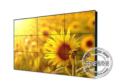 55inch 삼성은 적외선 터치스크린을 했습니다 영상 벽, Brgithness 높은 3.5mm 날의 사면 큰 스크린 벽 대를 깝니다