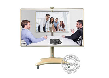 86 인치 대화식 터치 스크린 화이트보드 I3 I5 I7 OPS PC 붙박이 카메라 마이크-스피커 화상 회의 시스템