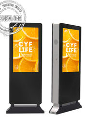 49 얼굴 인식 사진기를 가진 인치 광고 터치스크린 가득 차있는 HD LCD 옥외 전자 Signage