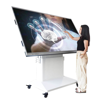 전자 리프팅 화이트보드 65-101 인치 터치 4K 참조 교육 회의 스마트 터치 디지털 화이트보드