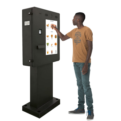 카메라 마이크 POS 프린터 QR 코드 스캐너 옥외 셀프 서비스 결제 키오스크