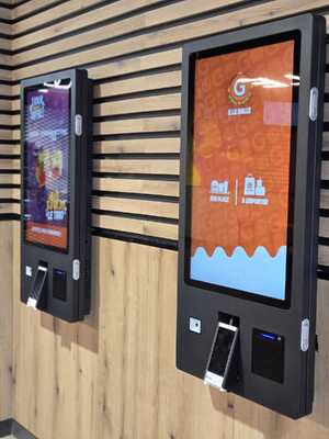 24 32 인치 인터랙티브 자동 터치 스크린 결제 키오스크 셀프 주문 기계