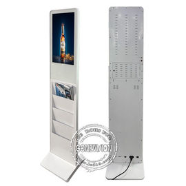 책 소책자 홀더로 대 간이 건축물 디지털 방식으로 Signage LCD 21.5 인치 1920*1080를 마루청을 까십시오