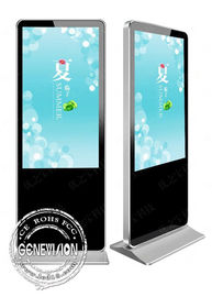 간이 건축물 디지털 방식으로 서 있는 Signage 안드로이드 똑똑한 미디어 플레이어 3G 4G 네트워크 터치스크린을 마루청을 까십시오