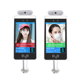 온도와 얼굴 인식 사진기 검출을 가진 백색 와이파이 디지털 방식으로 Signage Ips 패널