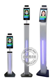 8 인치 터치 스크린 안드로이드 7.1 얼굴 인식 온도 스마트 패스 LCD 화면