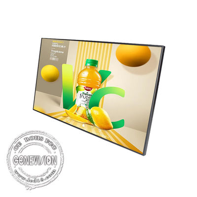 6ms 응답 울트라 슬림 LCD 디지털 사이니지 비디오 월 500cd/M2